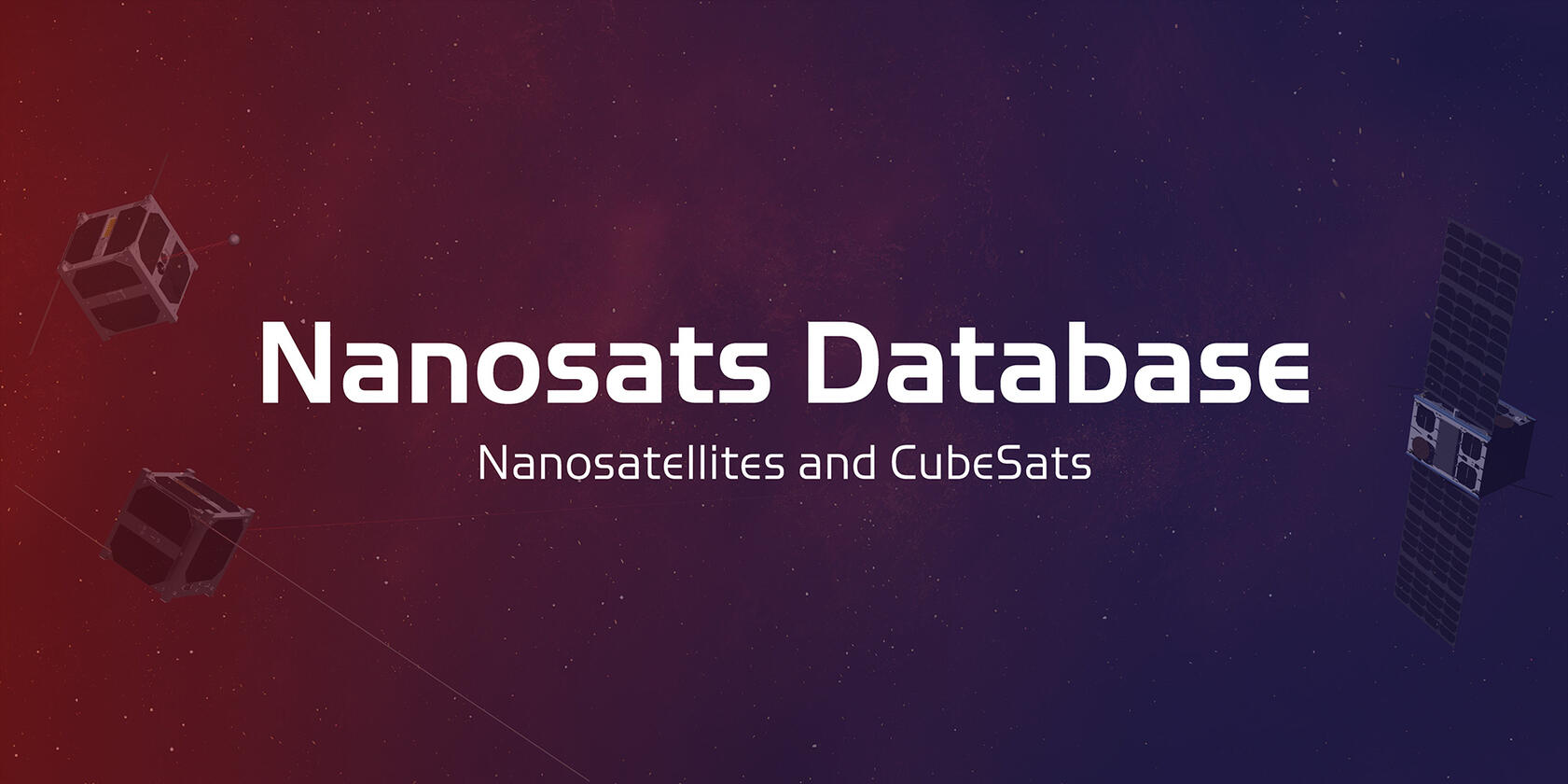 Database of nanosatellites and CubeSats created and curated by Erik Kulu